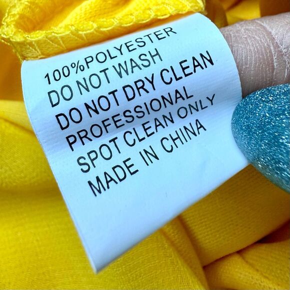 NWT Mac Duggal dress #70191 Asymmetrical Skirt Chiffon Dress in Marigold. Size 0 - Picture 13 of 14